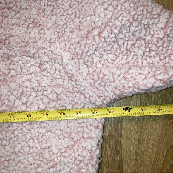 Pink Victoria's Secret Fleece Sweater | half zip pullover | Size Large - Picture 6 of 9